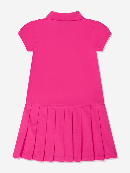 女童粉色 Polo 裙