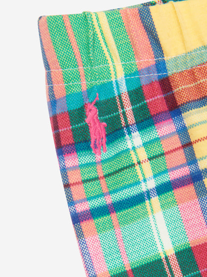 Ralph Lauren 女童格纹紧身裤（多色）
