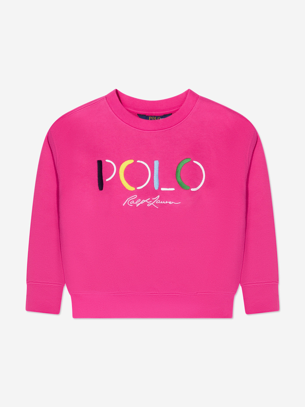 女童粉色 Polo 衫