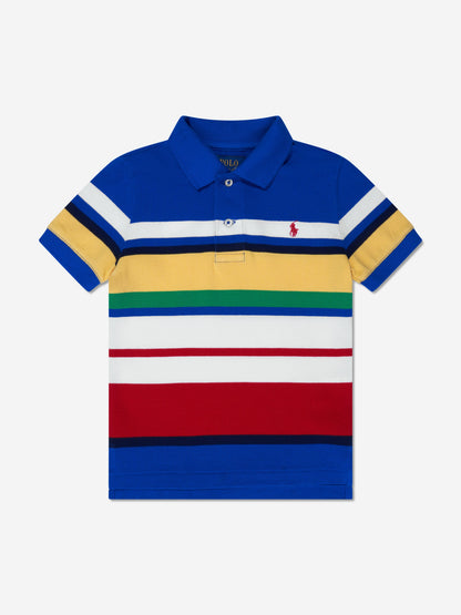 男童条纹 Polo 衫（多色）