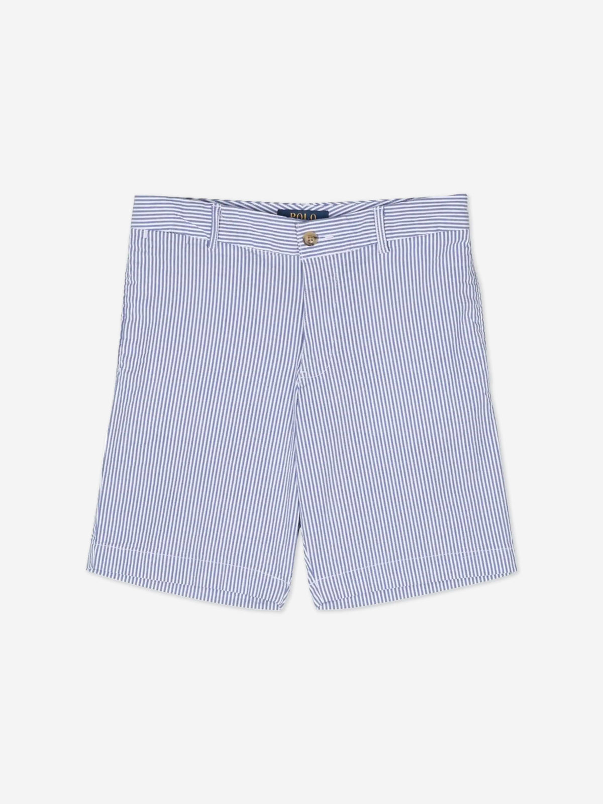 Ralph Lauren 男童泡泡纱学院风短裤（蓝色）