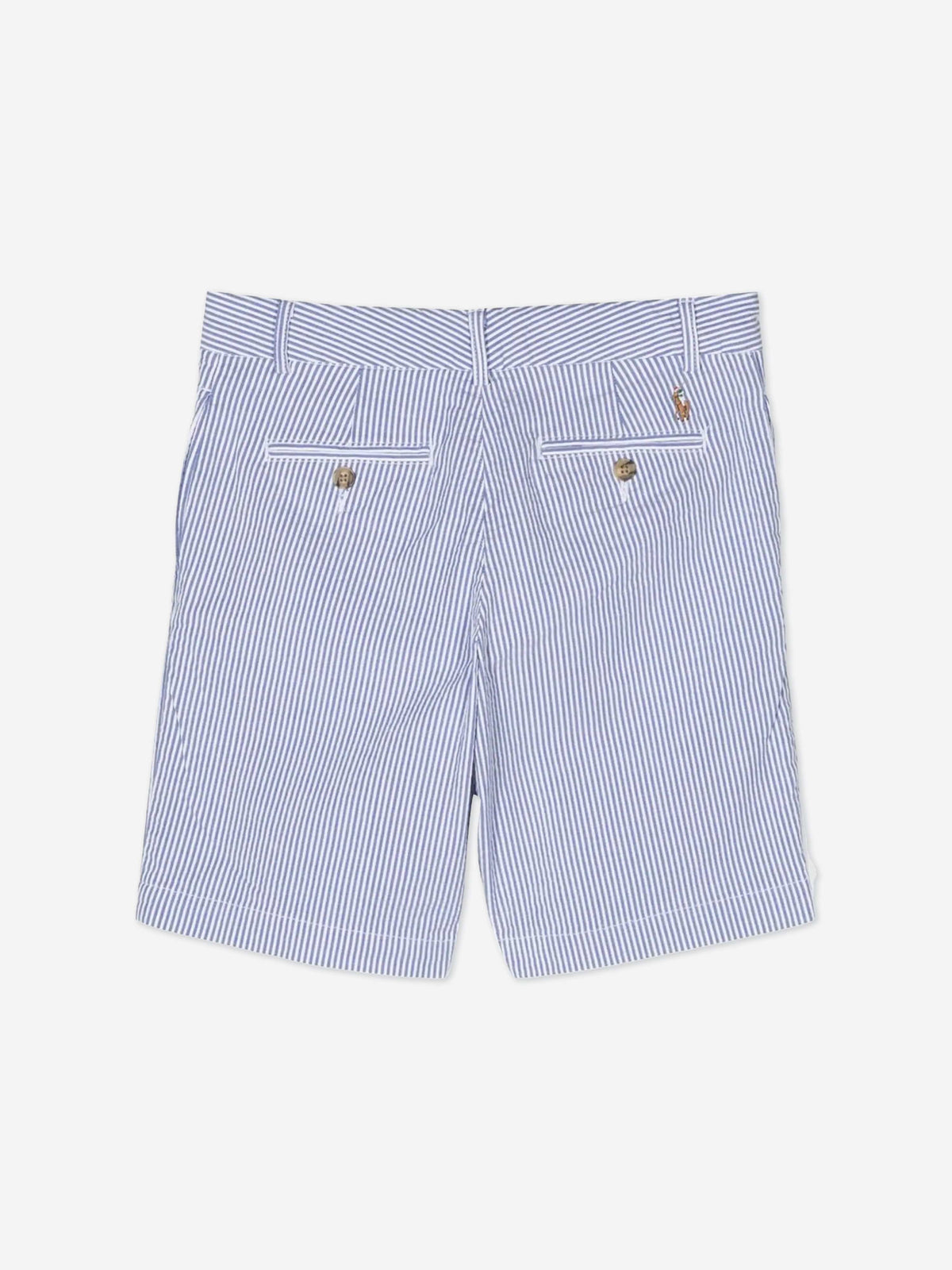 Ralph Lauren 男童泡泡纱学院风短裤（蓝色）