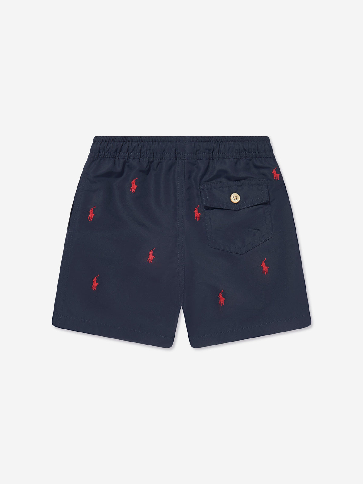 Ralph Lauren 男童海军蓝徽标泳裤