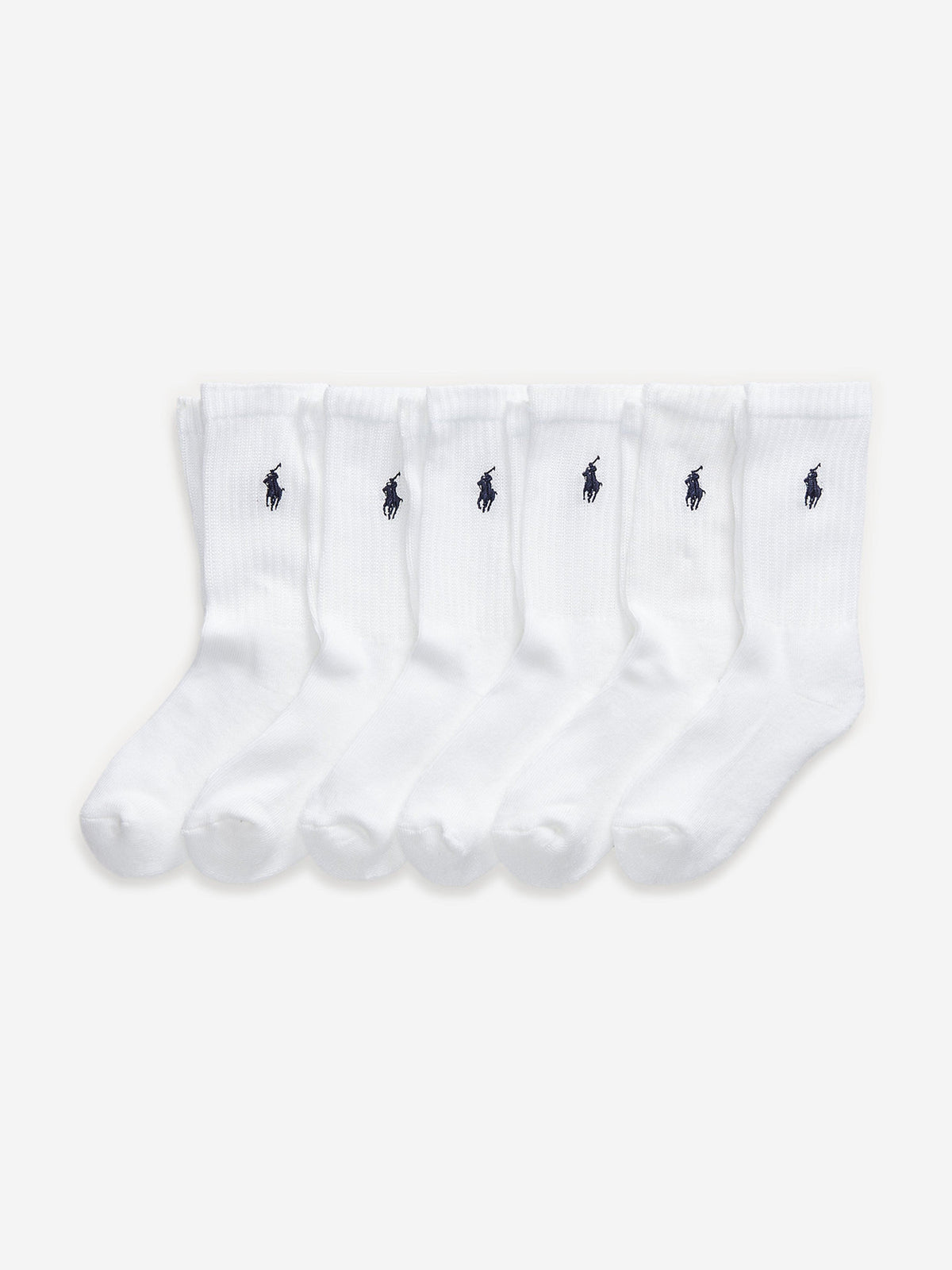 Ralph Lauren 男童运动袜 6 双装 白色