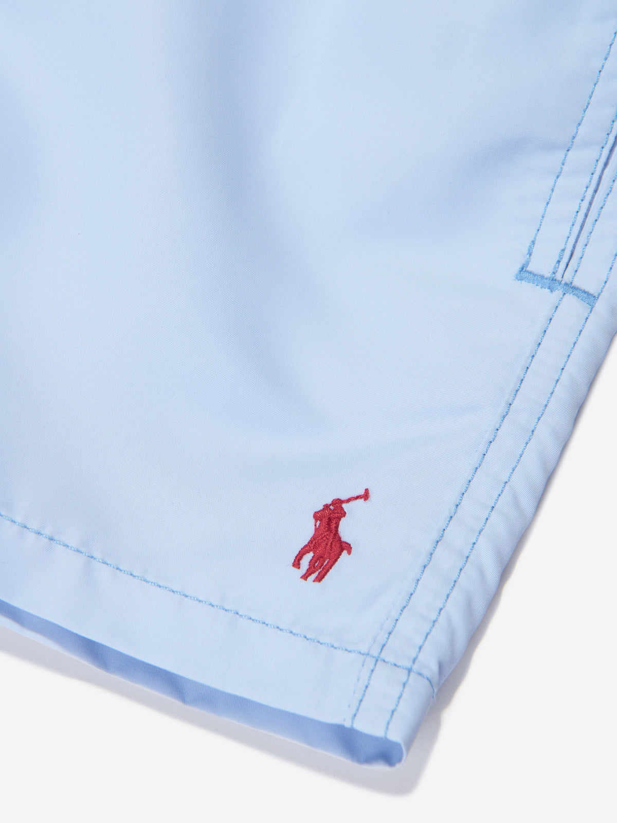 Ralph Lauren 男童蓝色徽标泳裤