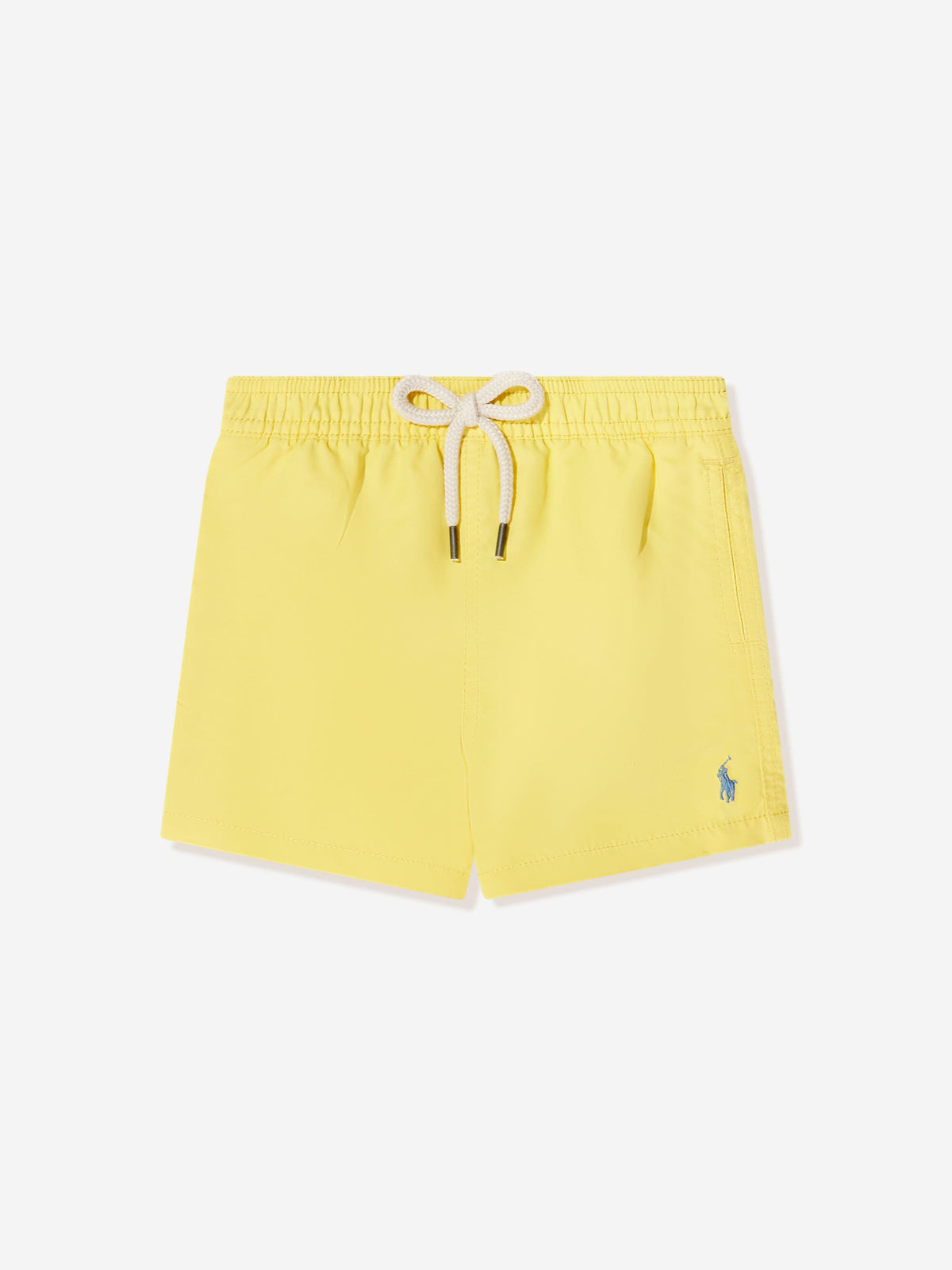 Ralph Lauren 男童黄色徽标泳裤