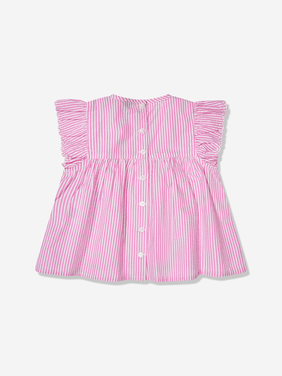 Ralph Lauren 女童粉色条纹衬衫