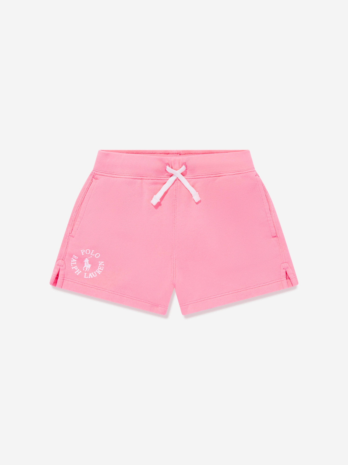 Ralph Lauren 女童粉色徽标短裤