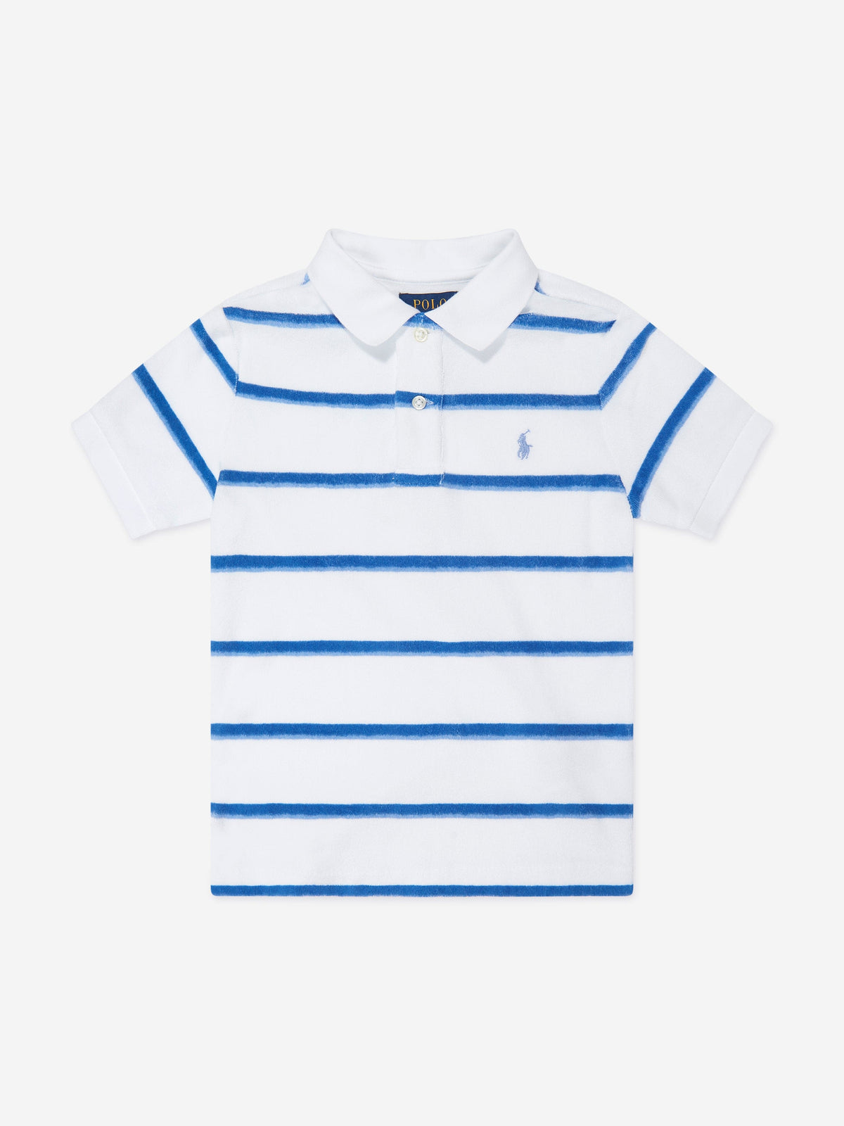 Ralph Lauren 男童蓝色条纹短裤套装