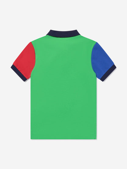 Ralph Lauren 男童海军蓝徽标 Polo 衫