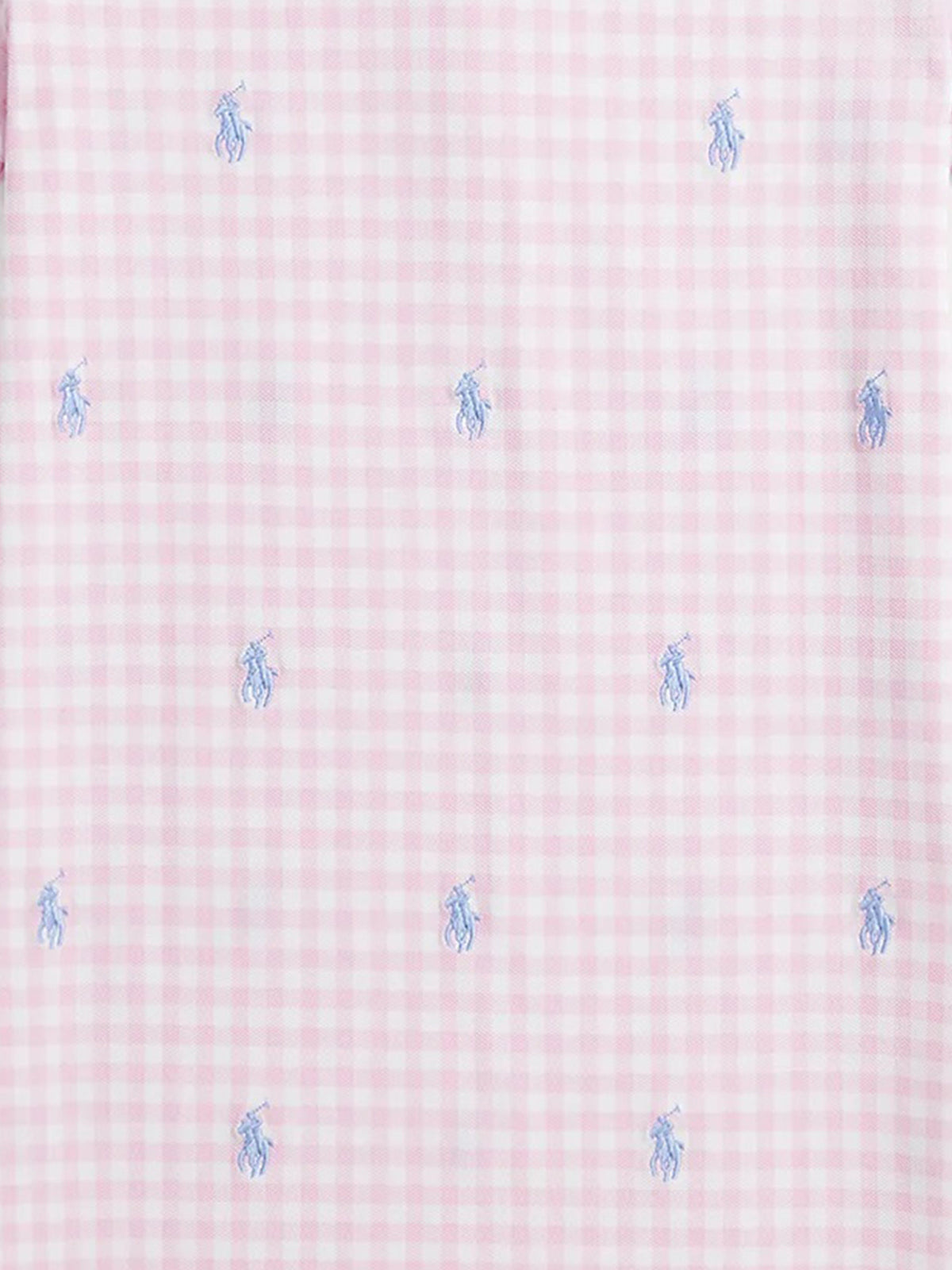 Ralph Lauren 女童粉色格纹 Polo 连衣裙
