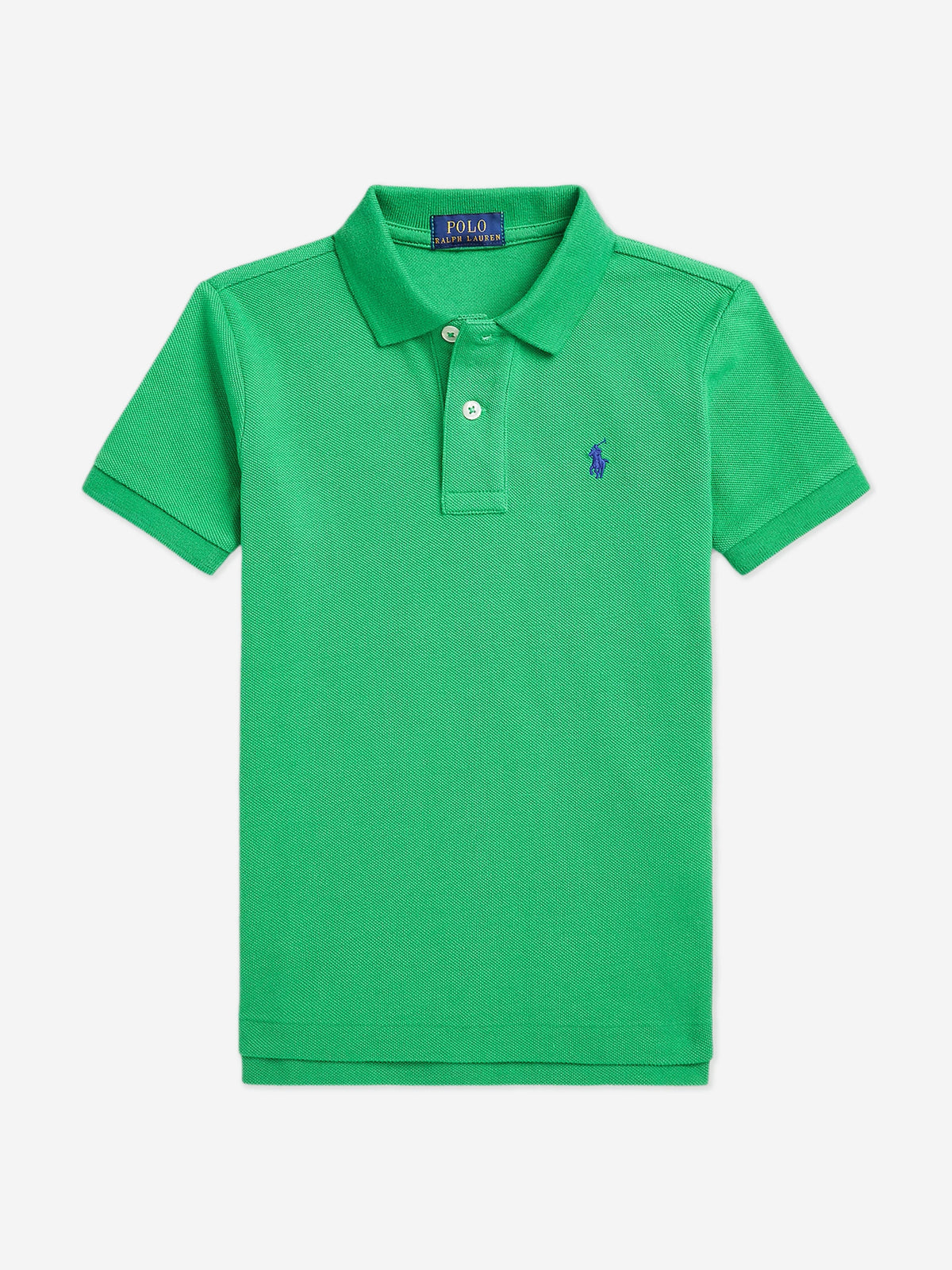 Boys Logo Polo Shirt in Green