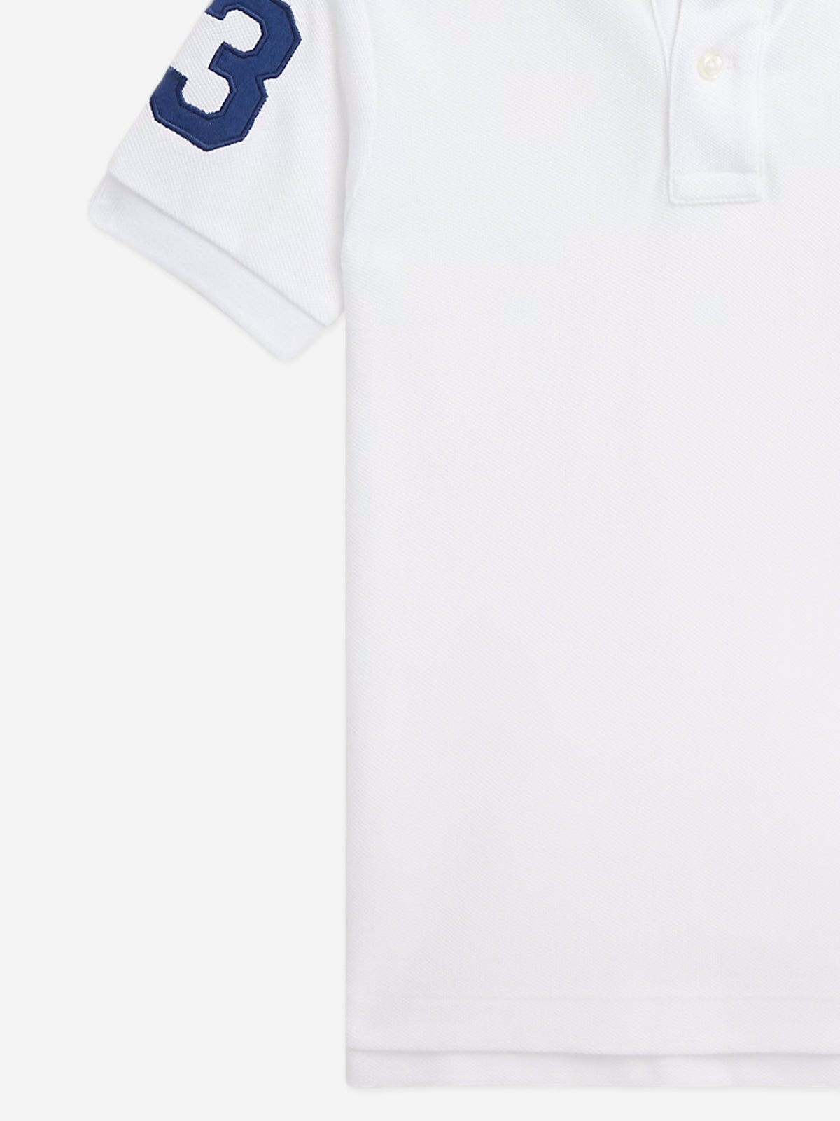 Boys Logo Polo Shirt in White