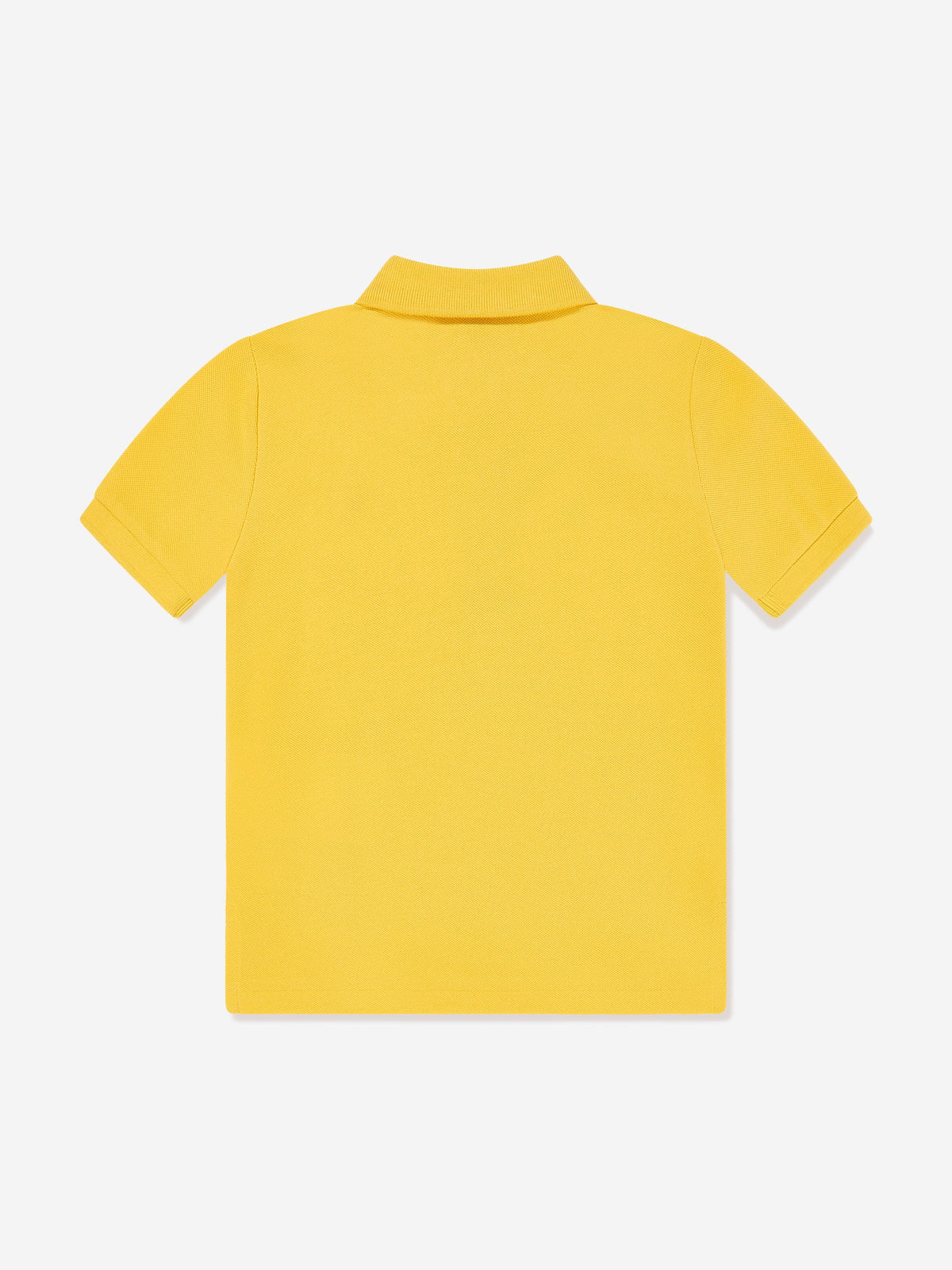 Boys Slim Fit Polo Shirt in Yellow