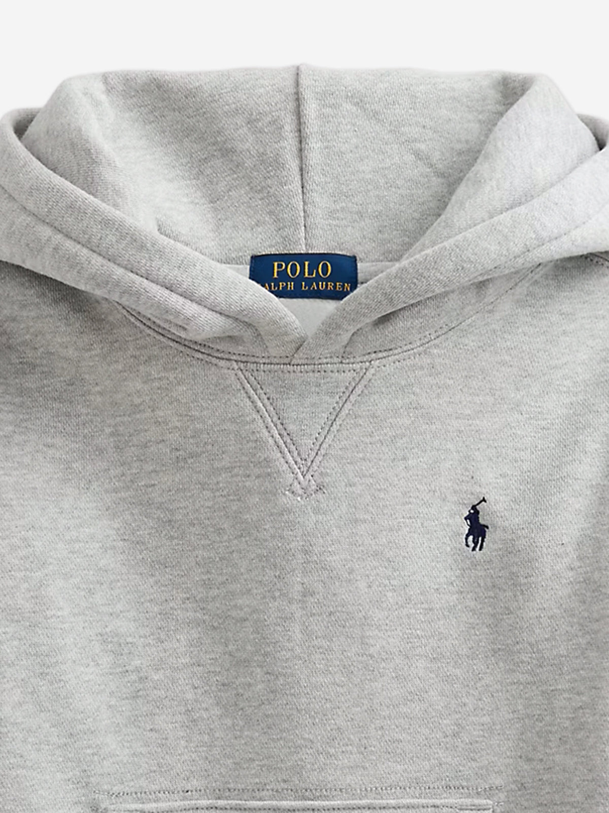 Boys Logo Hoodie in Grey