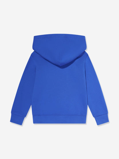 Boys Polo Hoodie in Blue