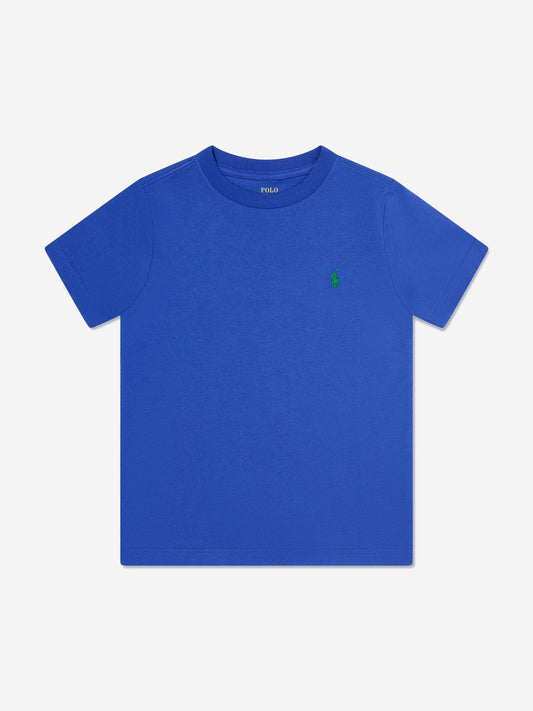 Boys Logo T-Shirt in Blue
