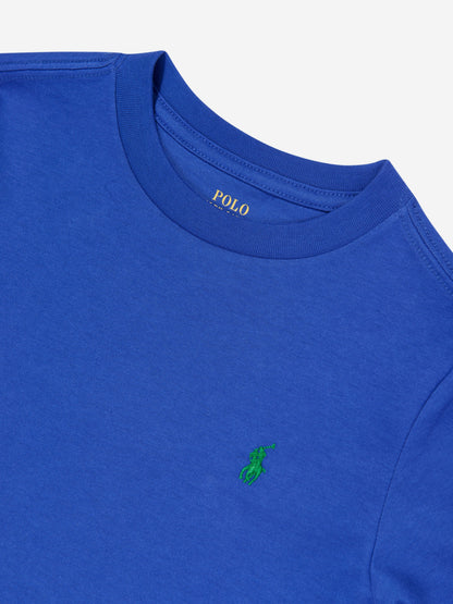 Boys Logo T-Shirt in Blue