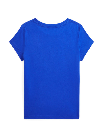 Girls Logo T-Shirt in Blue