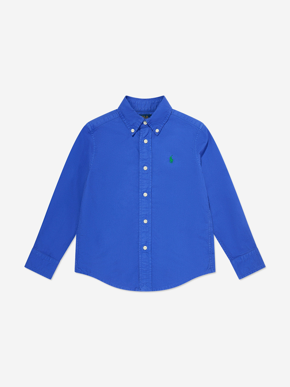 Boys Logo Sport Shirt in Blue