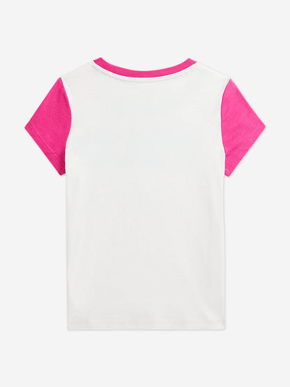 Girls Polo T-Shirt in Pink