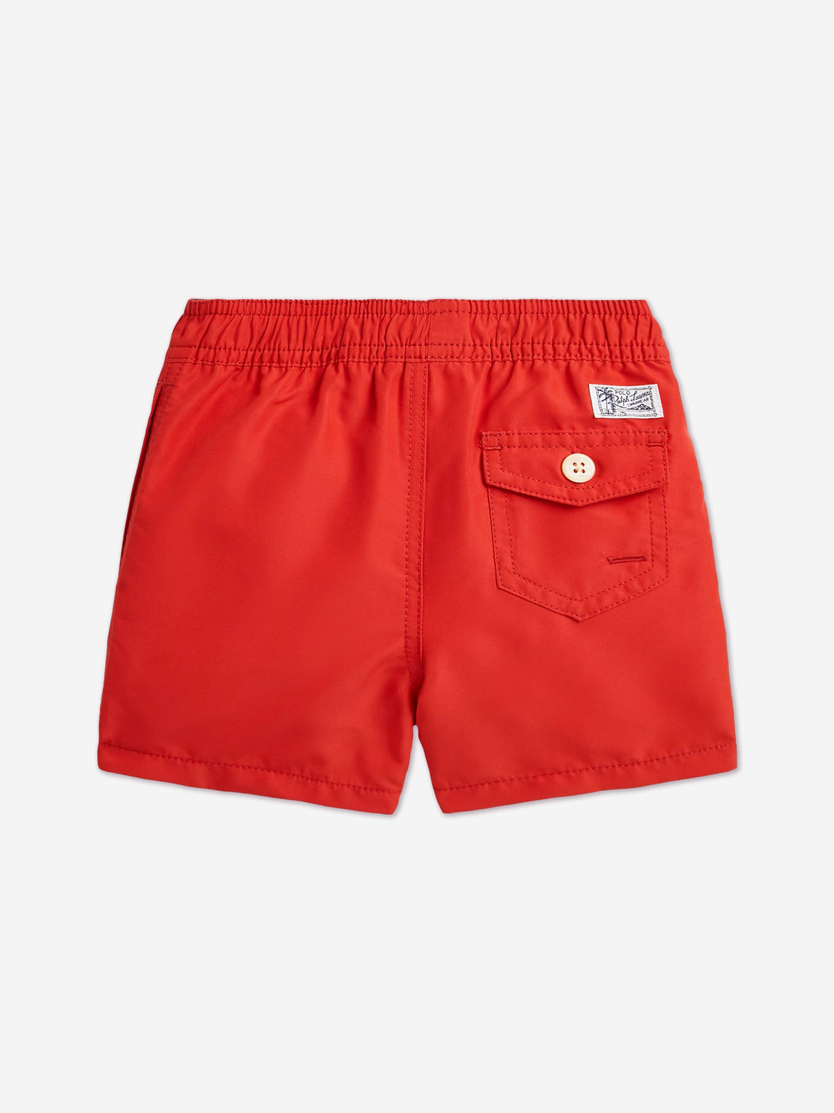 Boys Logo Swim Shorts in Red