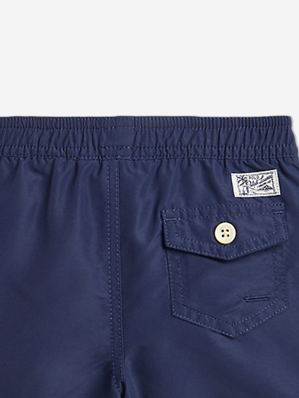 Boys Logo Swim Shorts in Navy