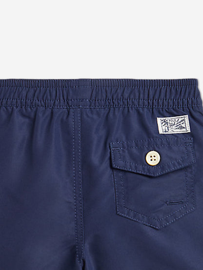 Boys Logo Swim Shorts in Navy
