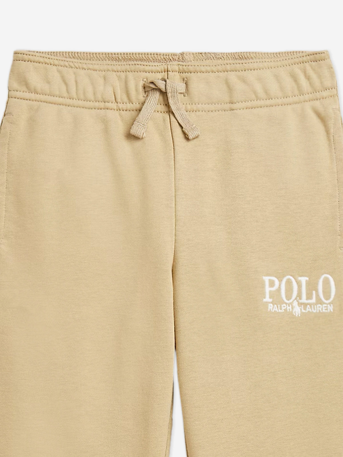 Boys Polo Joggers in Beige