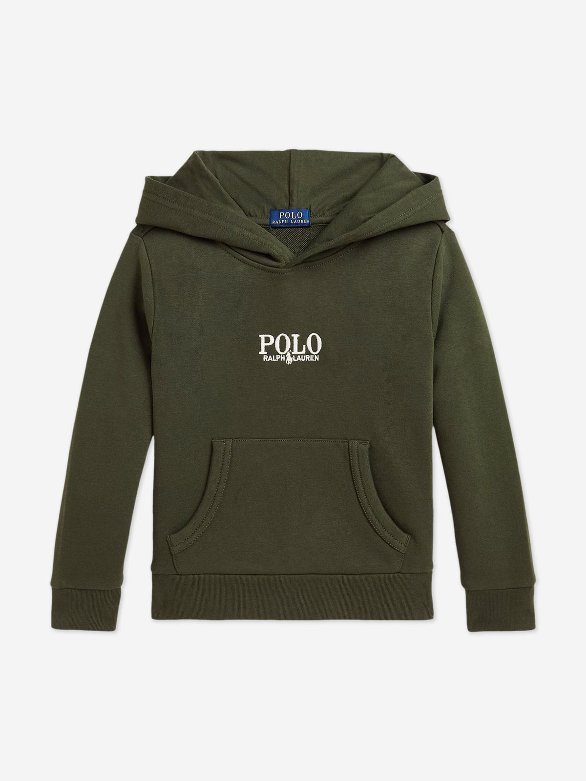 Boys Polo Hoodie in Green