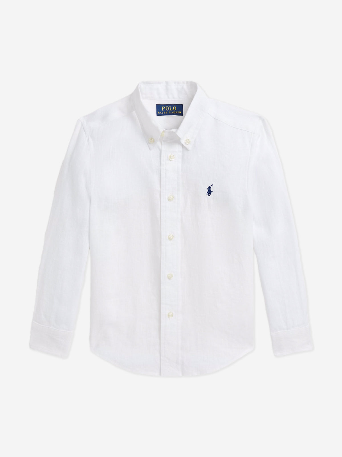 Boys Linen Shirt in White