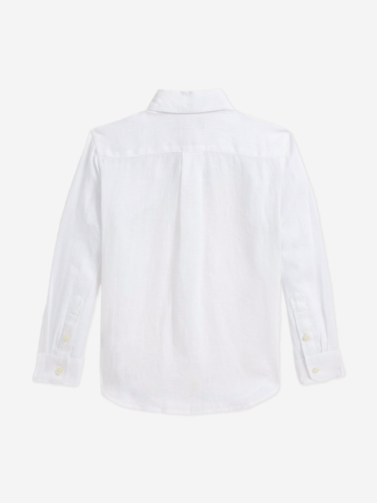 Boys Linen Shirt in White