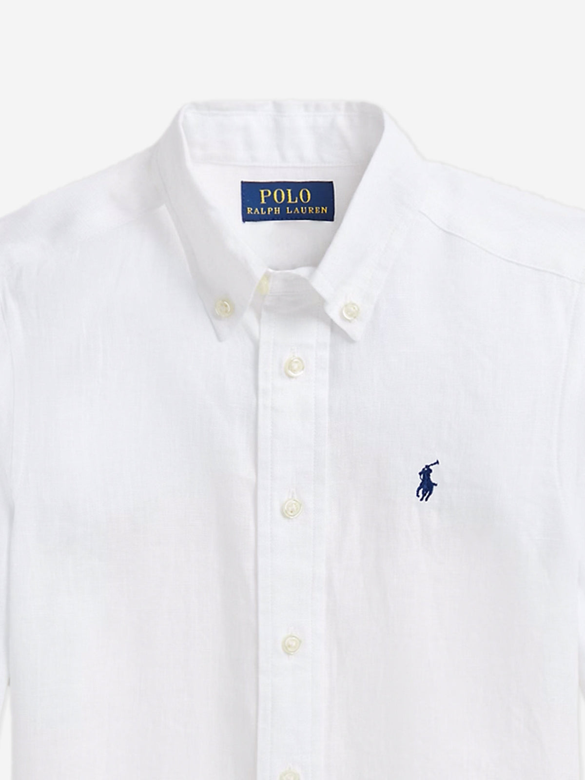 Boys Linen Shirt in White