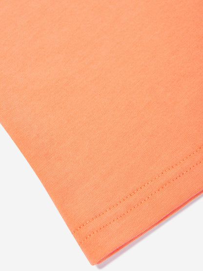 Boys Logo T-Shirt in Orange