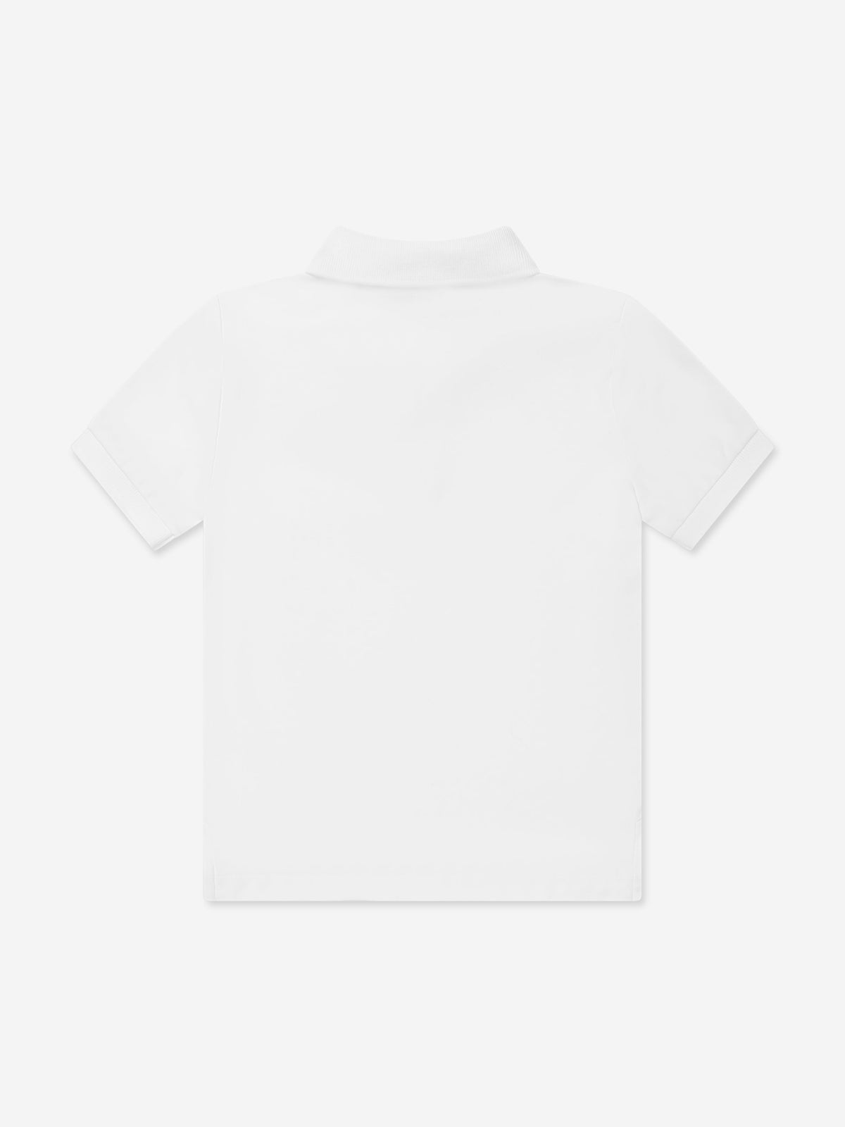 Boys Logo Polo Shirt in White