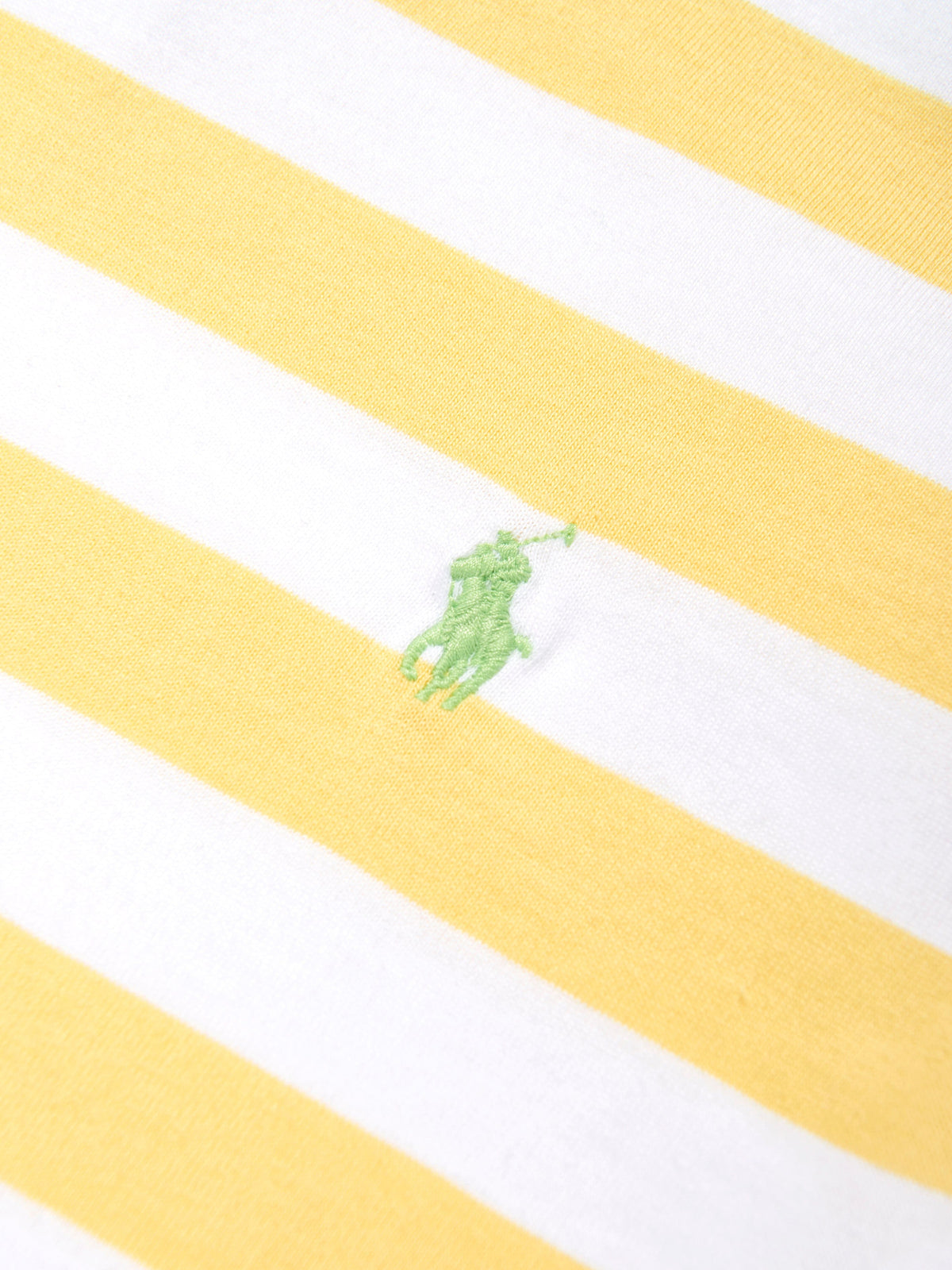 Boys Striped Logo T-Shirt in Yellow