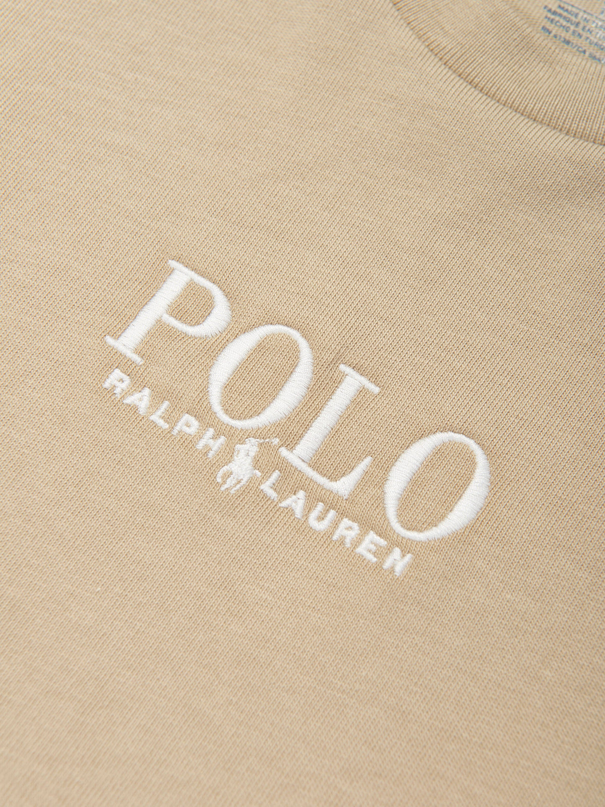 Boys Polo T-Shirt in Beige
