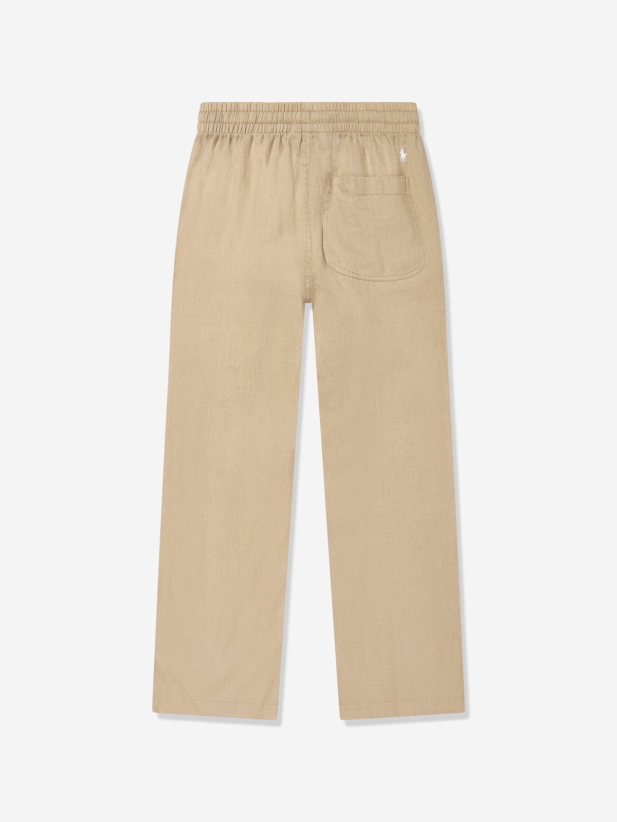 Boys Linen Trousers in Brown