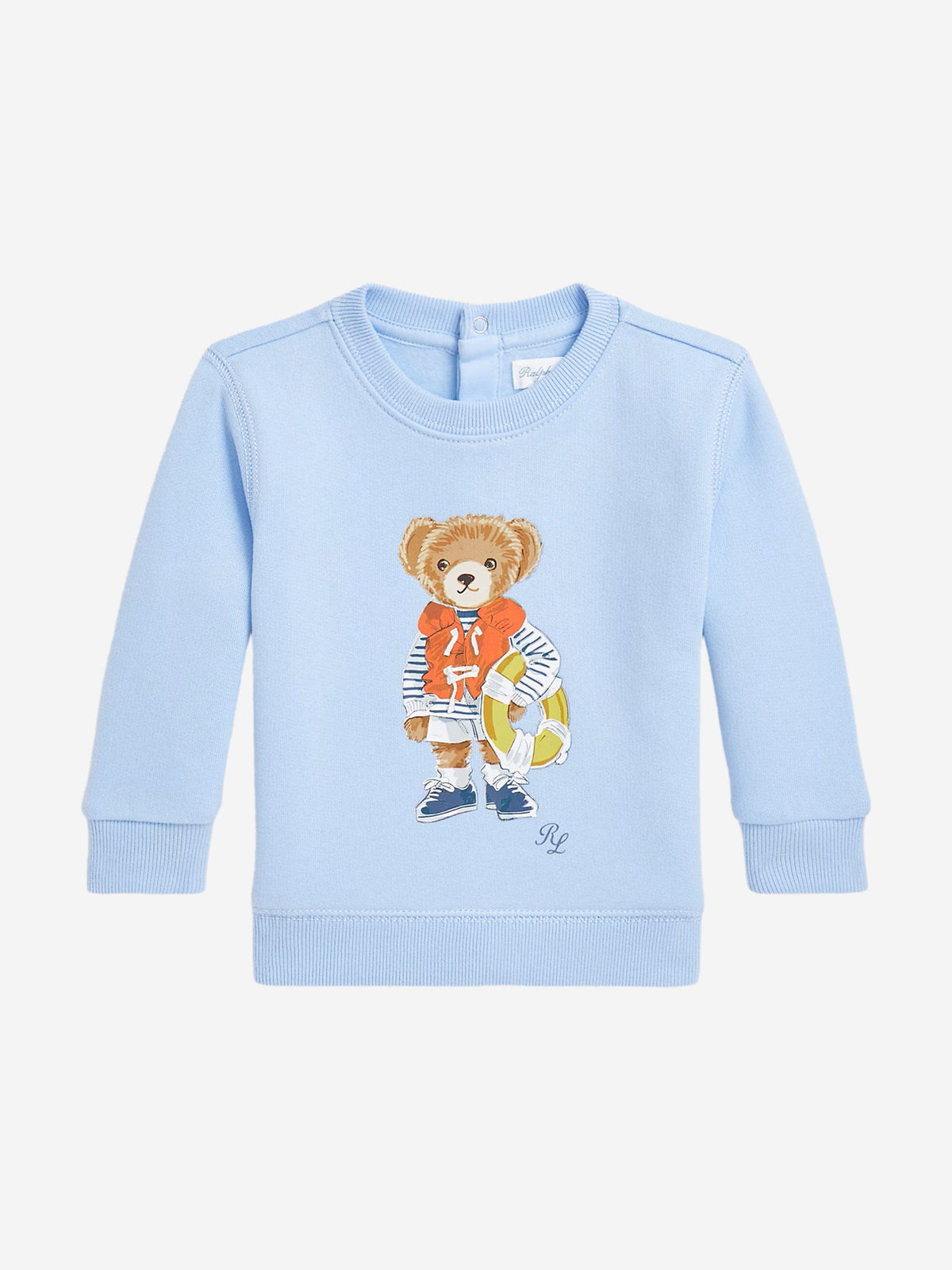 Baby Boys Bear Sweatshirt in Blue