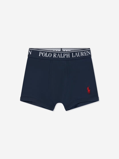 Ralph Lauren Boys 3 Pack Boxer Shorts Set in Blue