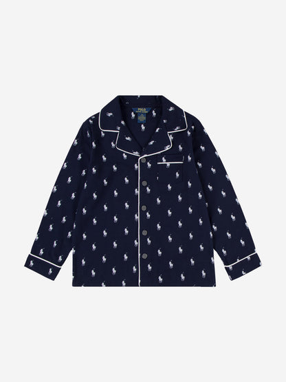 Ralph Lauren Boys Pyjama Set in Navy