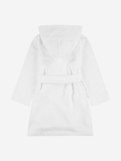 Ralph Lauren Kids Hooded Plush Terry Bathrobe in White