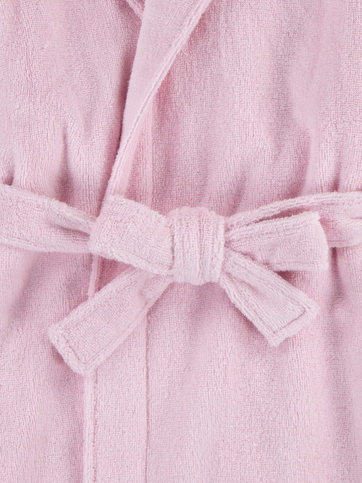 Ralph Lauren Girls Hooded Plush Terry Bathrobe in Pink