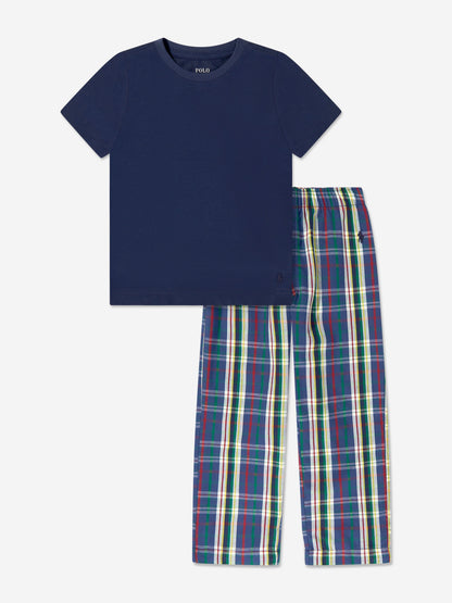 Ralph Lauren Boys Pyjama Set in Navy