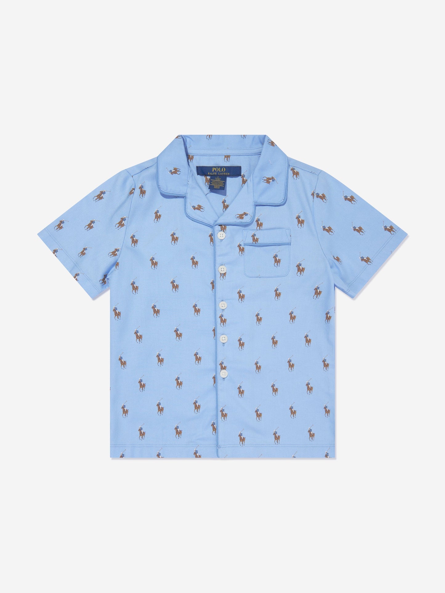 Ralph Lauren Boys Pyjamas Short Set in Blue