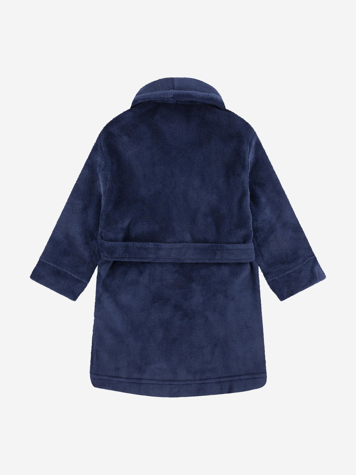 Boys Bear Patch Robe in Navy
