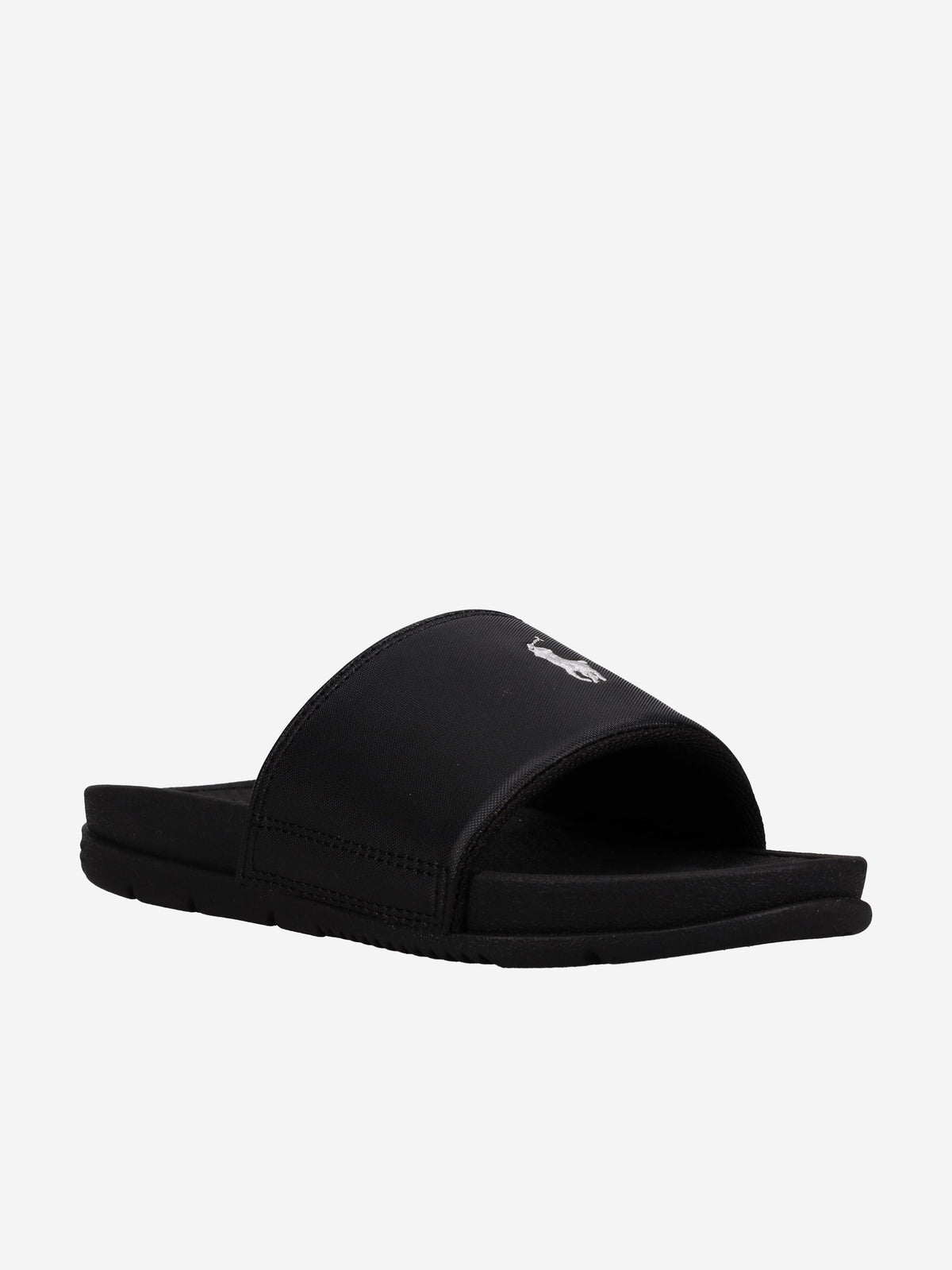 Boys Fairview Logo Sliders in Black