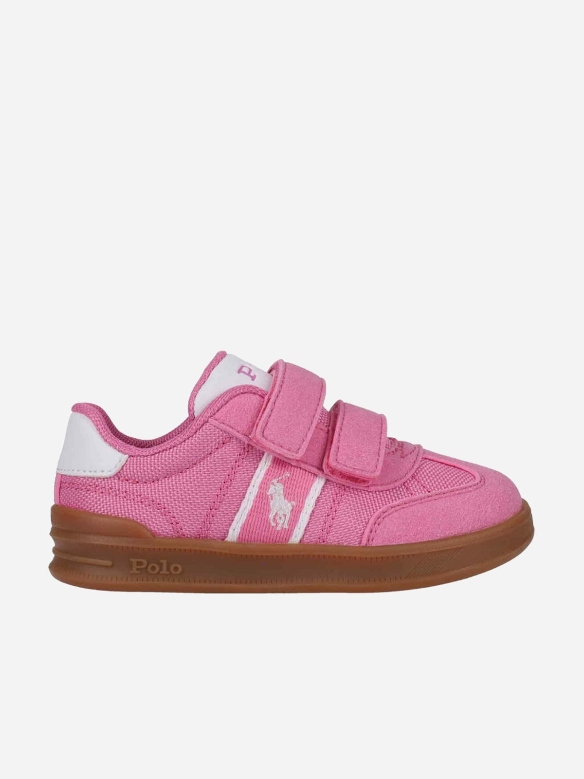 Girls Heritage Court III T-Toe EZ Trainers in Pink