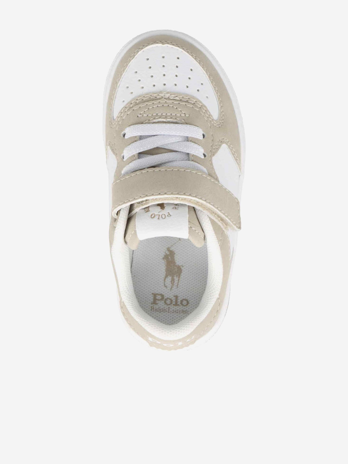 Boys Masters Court PS Trainers in Beige