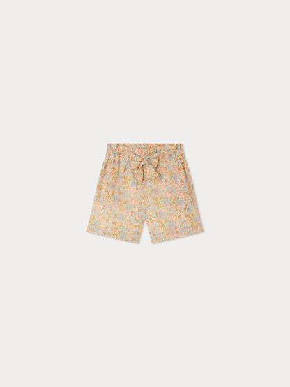 Short Elmie ceinturé en tissu Liberty